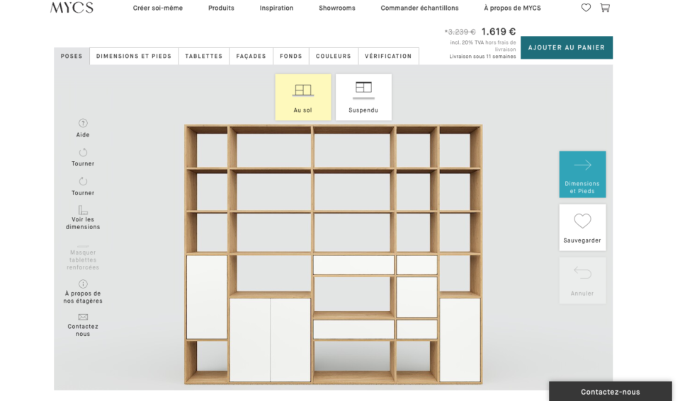 Mycs System Meuble MYCS - Mobilier haut de gamme